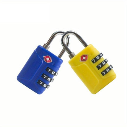 2pcs TSA-Approved Luggage Padlocks, Combination Travel Locks, Lightweight ABS Body