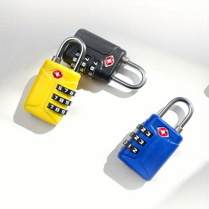 2pcs TSA-Approved Luggage Padlocks, Combination Travel Locks, Lightweight ABS Body