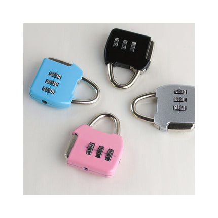 4pcs Mini Mechanical Combination Locks for Gym Lockers, Suitcases, Toolboxes & More