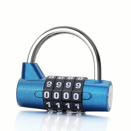 Multifunctional Combination 4 Digit Security Padlock Gym Locker Door Padlock