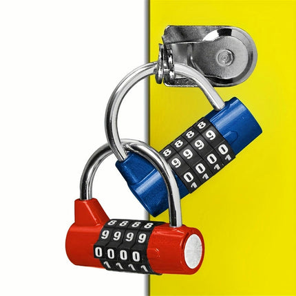 Multifunctional Combination 4 Digit Security Padlock Gym Locker Door Padlock