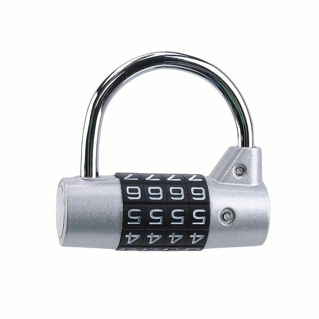 Multifunctional Combination 4 Digit Security Padlock Gym Locker Door Padlock