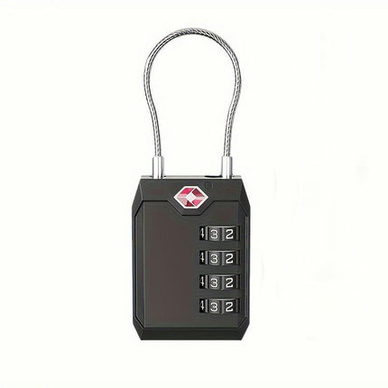 5-Pack TSA Customs Lock Wire Combination Lock Customs Combination Luggage Lock