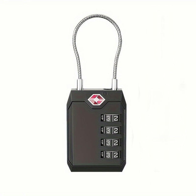 5-Pack TSA Customs Lock Wire Combination Lock Customs Combination Luggage Lock