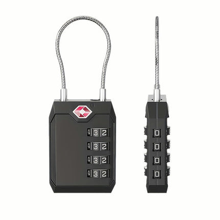 5-Pack TSA Customs Lock Wire Combination Lock Customs Combination Luggage Lock