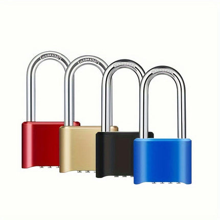 2 Pack Combination Lock, Padlock Combination Lock, 4-Digit Combination Fitness Lock