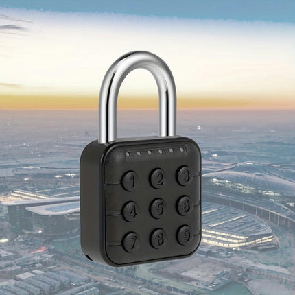 2 Pack Combination Lock 6 Digit Password Locker Lock Aluminum Alloy Padlock Safe Locks