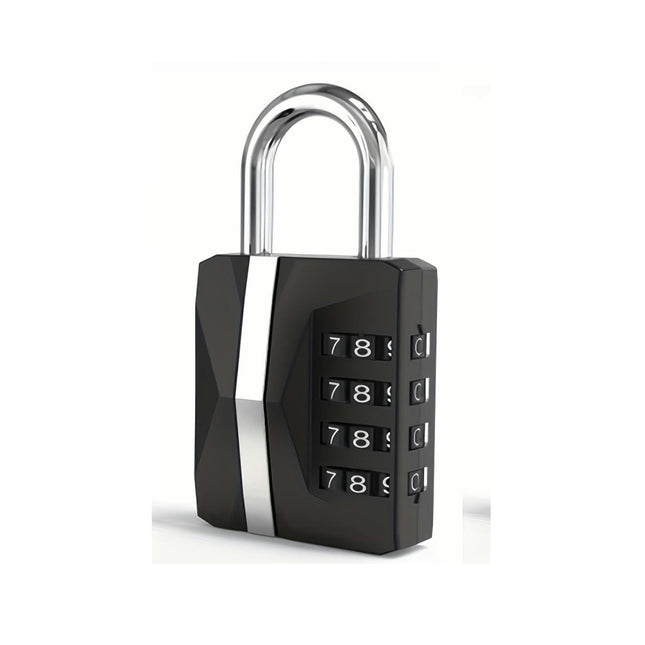 Combination Padlock, 4 Digit Combination Lock Outdoor Locker Lock For Locker, Shed, Fence,Garage