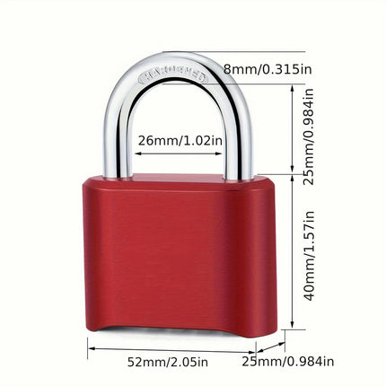 Outdoor Combination Lock, Heavy Duty Weatherproof Pad Locks With Code, Padlock Combination