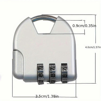 Luggage Travel Padlock Password Padlock Backpack Lock Wardrobe Small Lock Home Drawer Padlock