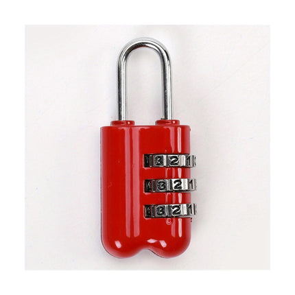 Aluminum Alloy Combination Padlock - 3-Digit Mini Security Lock Triple-Digit Combo Lock