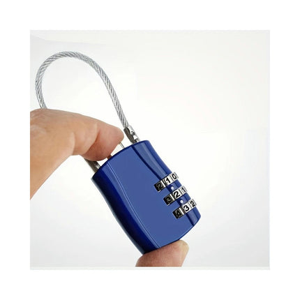 Compact Zinc Alloy Combination Lock-Waterproof & Rust-Resistant for Outdoor, Home, Gym Locker