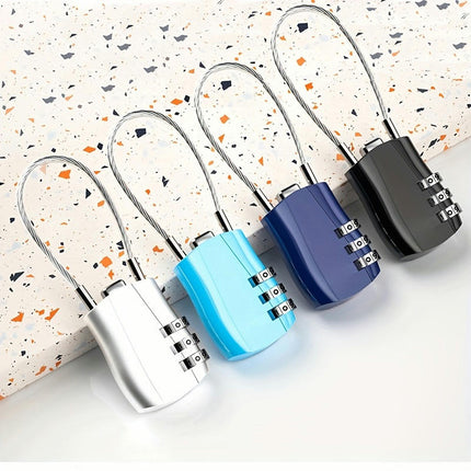 Compact Zinc Alloy Combination Lock-Waterproof & Rust-Resistant for Outdoor, Home, Gym Locker