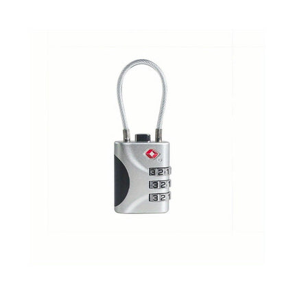 1pc Steel Wire Password Hanging Lock TSA Approved Combination Padlocks, Metal Material