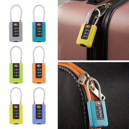 TSA-Approved 3-Digit Combination Lock Easy Password Customization for Travel & Security