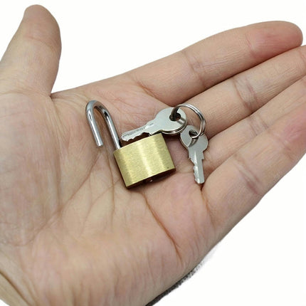 1pc Mini Small Lock, Luggage Padlock, Mailbox Machine Box Lock Small Lock Anti-Theft Padlock