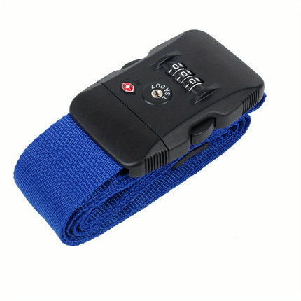 1pc Lock Luggage Strap TSA Password Adjustable Travel Luggage Strap Travel Belts for Suitcases