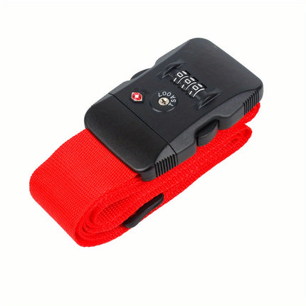 1pc Lock Luggage Strap TSA Password Adjustable Travel Luggage Strap Travel Belts for Suitcases