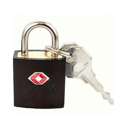 Brass Key Padlocks, Suitcase Lock With 2 Keys Per Lock, TSA Approved Locks For Luggage