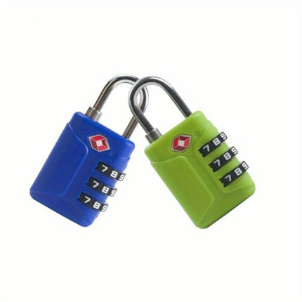 2pcs TSA-Approved Luggage Padlocks, Combination Travel Locks, Lightweight ABS Body, Gym, Cabinet