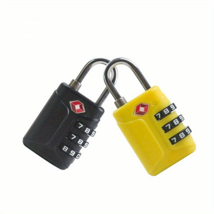 2pcs TSA-Approved Luggage Padlocks, Combination Travel Locks, Lightweight ABS Body, Gym, Cabinet