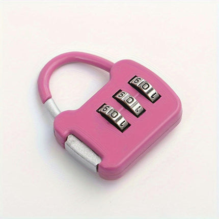 Mini Password Padlock Luggage Case Password Lock Student Cabinet Lock Backpack Zipper Lock