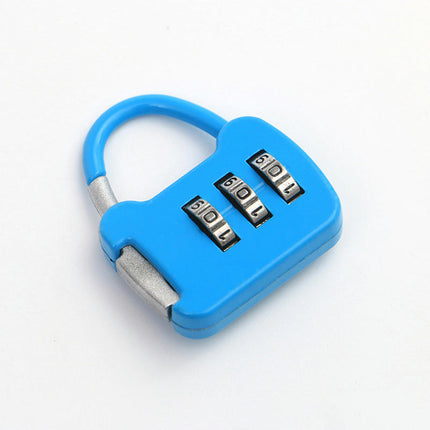 Mini Password Padlock Luggage Case Password Lock Student Cabinet Lock Backpack Zipper Lock