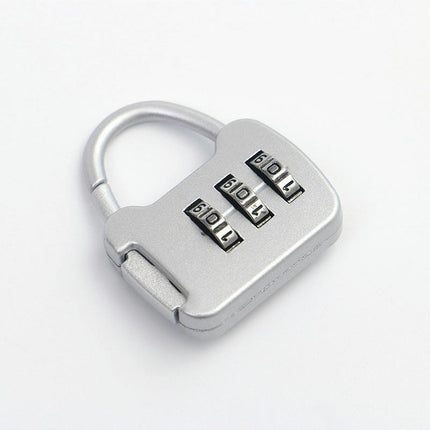 Mini Password Padlock Luggage Case Password Lock Student Cabinet Lock Backpack Zipper Lock