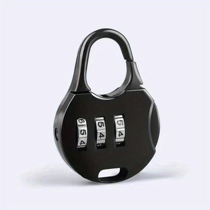 2 Pcs Combination Lock Small Padlock-Suitable for Travel, Luggage 3-Digit Zinc Alloy Combination Lock