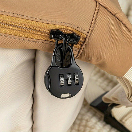 2 Pcs Combination Lock Small Padlock-Suitable for Travel, Luggage 3-Digit Zinc Alloy Combination Lock