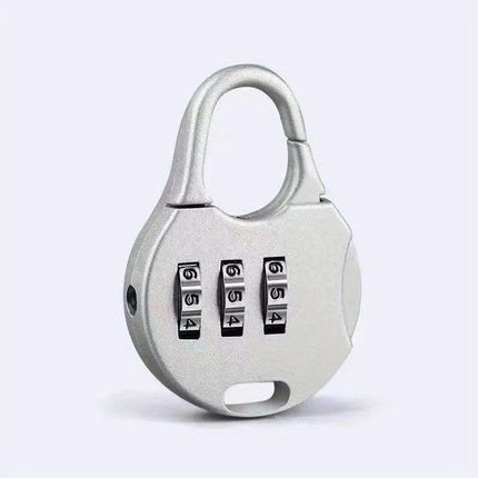 2 Pcs Combination Lock Small Padlock-Suitable for Travel, Luggage 3-Digit Zinc Alloy Combination Lock