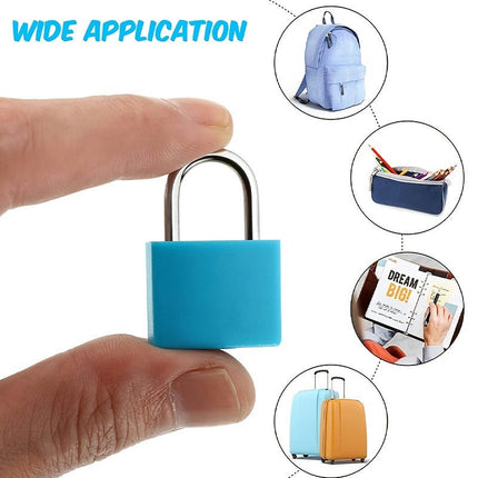 4/6/10pcs Suitcase Locks With Keys, Metal Padlocks Luggage Padlocks Keyed Padlock For School Gym