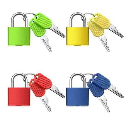 4/6/10pcs Suitcase Locks With Keys, Metal Padlocks Luggage Padlocks Keyed Padlock For School Gym