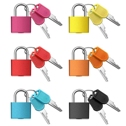 4/6/10pcs Suitcase Locks With Keys, Metal Padlocks Luggage Padlocks Keyed Padlock For School Gym