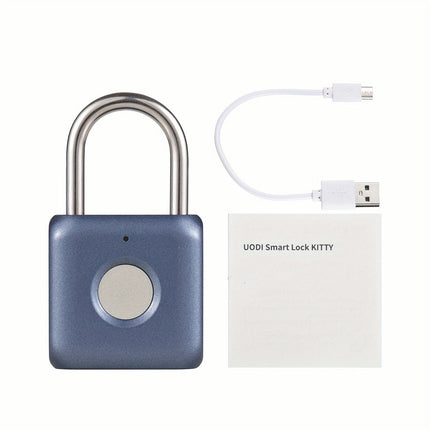 Fingerprint Padlock, Smart Padlock Keyless Fingerprint Lock for LockerLuggage Backpack