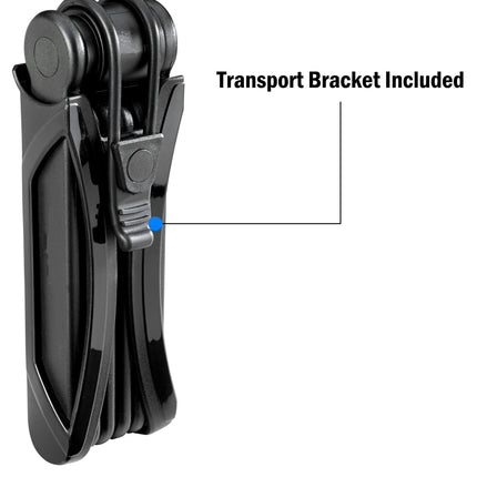 Compact Folding Bike Lock with Keys, Anti-Theft Lightweight Portable Bicycle Security Equipment