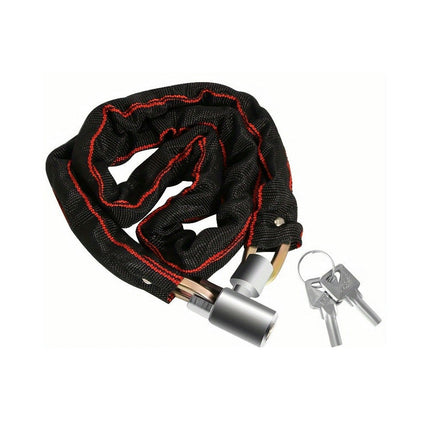 High-Security Chain Anti-Theft for Bicycles, Motorcycles Electric Vehicles - Weatherproof with Keys