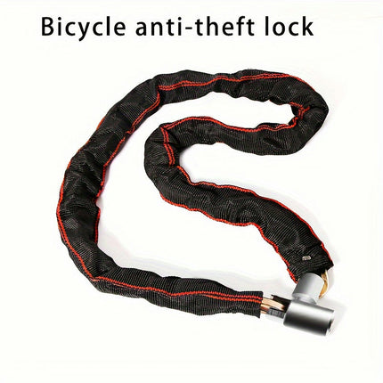 High-Security Chain Anti-Theft for Bicycles, Motorcycles Electric Vehicles - Weatherproof with Keys