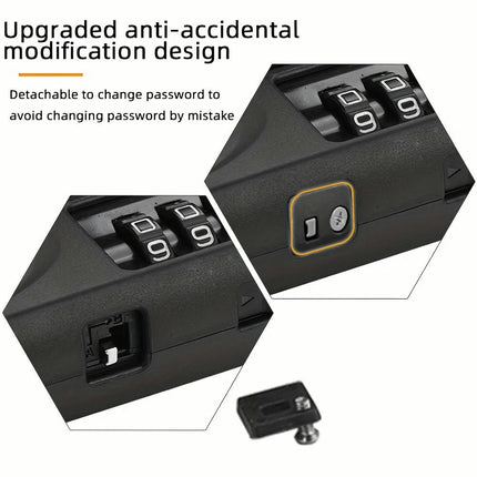 1pc Password U-shaped Lock 4-digit Combination Password Lock, Bicycle Motorcycle E-bike Lock