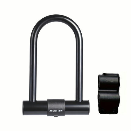 Anti-Theft Security Safe Pry Proof & Anti-smash Lock U Shaped Road Mountain Bicycle Key Lock