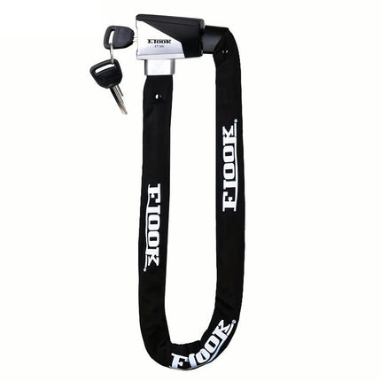 Bicycle Chain Lock, Thickened And Lengthened Anti-cutting Chain Lock, Mountain Bike Lock