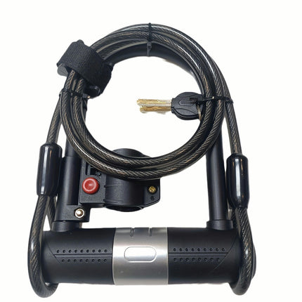 Bike U-lock - Bike Lock Heavy Duty Anti-theft For Mountain Bikes, E-bikes, Motorcycles, Scooters