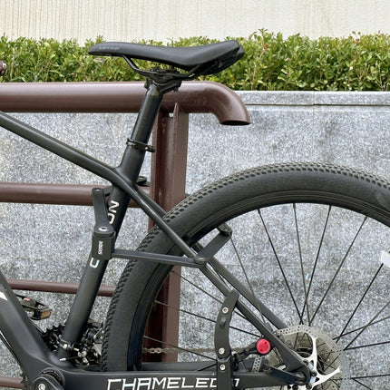 Heavy-Duty Folding Bike Lock with Alloy Steel Core, ABS Shell - Anti-Theft Security