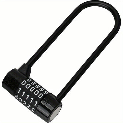 Combination Padlock - 5-Digit Resettable Code Waterproof, Ideal for Bikes, Gates,Storage Lockers