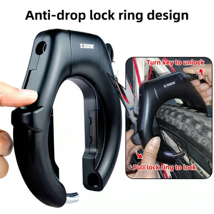 Bicycle Lock Anti-Theft U Lock & Chain Lock Mountain Bike Road Bike Universal Anti-theft U-shaped Lock