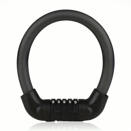 Bicycle Lock With Five-digit Password For Anti-theft, Electric Bike Lock With Steel Cable And Wire