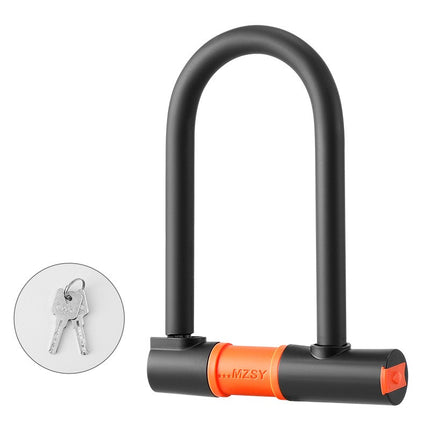 Portable U-lock Bicycle Lock Electric Bike Mountain Bike Anti-theft Lock Wire Ring Lock