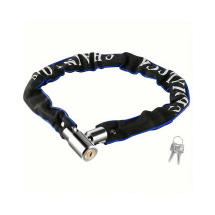 Bike Chain Lock With Security, Anti-Theft Bicycle Lock For Road Mountain Bikes