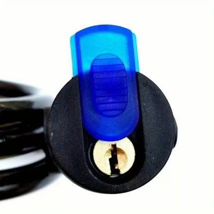 Bicycle Cable Lock With 2 Keys Universal Anti-Theft Safety Lock For Bike And Motorcycle