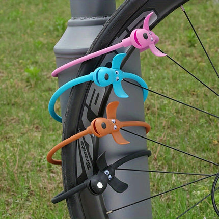 Bicycle Lock: Mountain Road Bike Circular Steel Lock - Portable, Anti-Theft, and Silicone Material